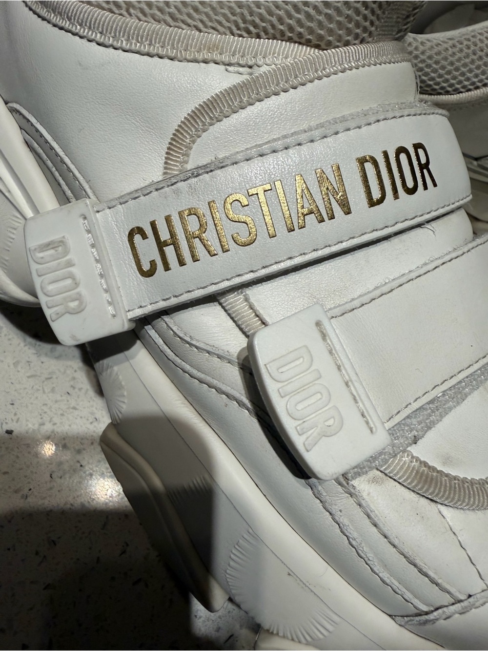 ❌SOLD❌ Dior White Logo Insole Print sneakers - Picture 10 of 10